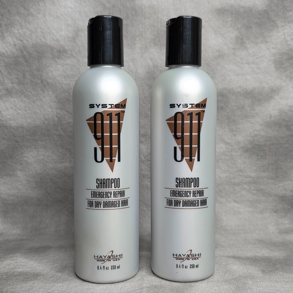 (x2) HAYASHI System 911 Shampoo Emergency Repair 8.4 oz